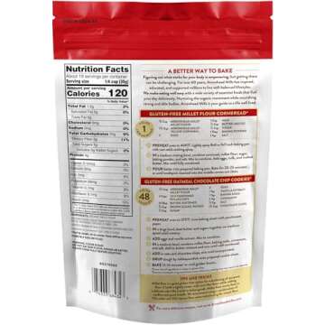 Arrowhead Mills Organic Gluten Free Millet Flour, 23 oz Bag