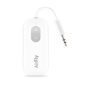 Twelve South AirFly SE Audio Streaming for TV/Airplane to Wireless Headphones – Wireless Adapter f...