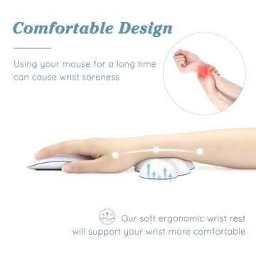 Arisase Cloud Wrist Rest Cushion: Ergonomic Support for Mouse Use