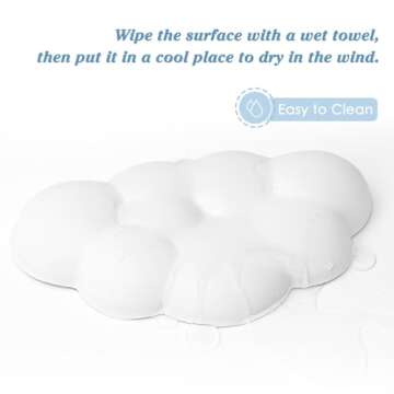 Comfortable Cloud Wrist Rest Cushion for Ergonomics