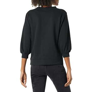 Amazon Essentials Women's Comfort Crewneck Sweatshirt with Blouson Sleeves