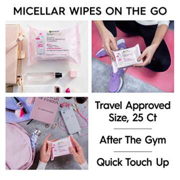 Garnier Micellar Water Makeup Remover Wipes 25 Count