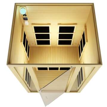 JNH Lifestyles Joyous Low EMF Infrared Sauna 2 Person