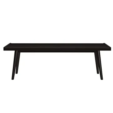 Stylish Plank+Beam Mid-Century Double Wood Entryway Bench