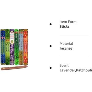 HEM Assorted Hexa Combo Incense Sticks for Serenity