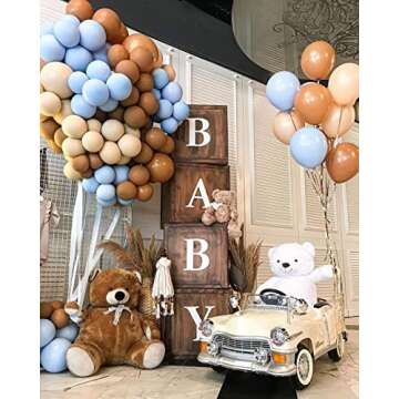 White Sand Balloons 5 Inch 50 Pcs Cream White Party Balloons for Baby Shower Wedding Happy Birthday Decoration Off White Helium Balloons