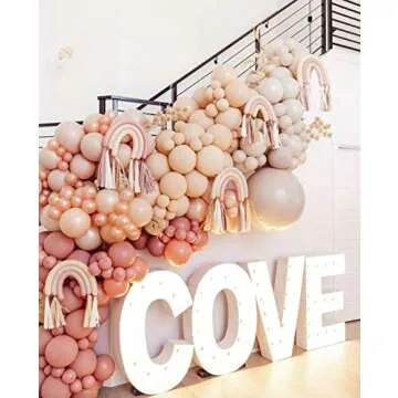 White Sand Balloons 5 Inch 50 Pcs Cream White Party Balloons for Baby Shower Wedding Happy Birthday Decoration Off White Helium Balloons