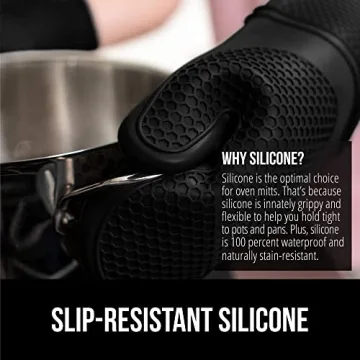 BPA-Free Silicone Oven Mitts Heat Resistant Kitchen Essential