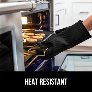 BPA-Free Silicone Oven Mitts Heat Resistant Kitchen Essential