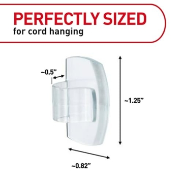 Effortless Cable Management with Command Round Cord Clips