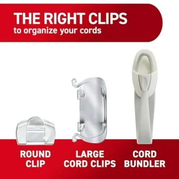 Effortless Cable Management with Command Round Cord Clips