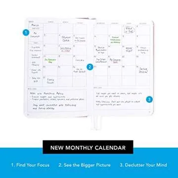 Lightspeed Planner – Professional Daily Planner, Calendar & Agenda to Boost Productivity, Time Management & Happiness – Undated Monthly, Weekly, Day Organizer - Hardcover Goals Journal (Rose Gold)
