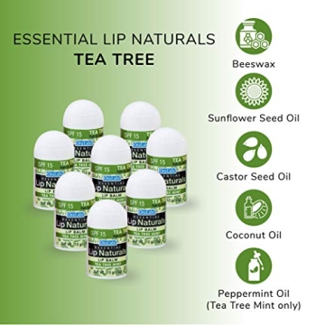 Lip Naturals Mini Balms: SPF-15, Assorted Flavors, 50ct