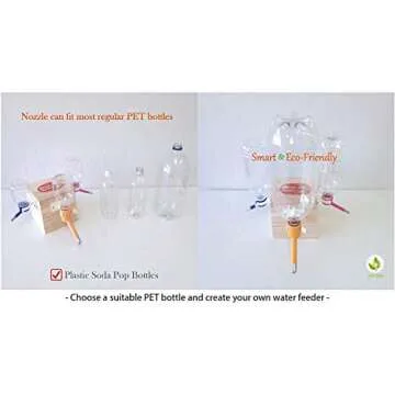 Choco Nose No-Drip Water Bottle for Small Pets 10.2oz