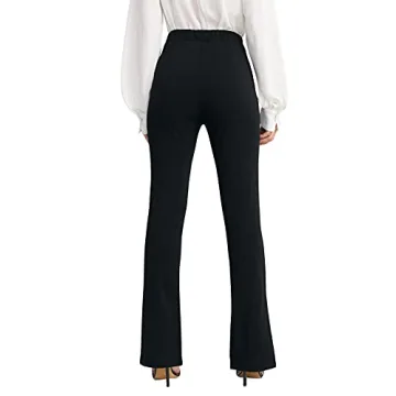 Elegant High Waist Flare Leg Pants for Women