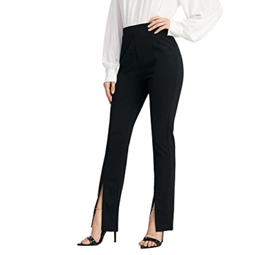 Elegant High Waist Flare Leg Pants for Women