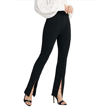 Elegant High Waist Flare Leg Pants for Women