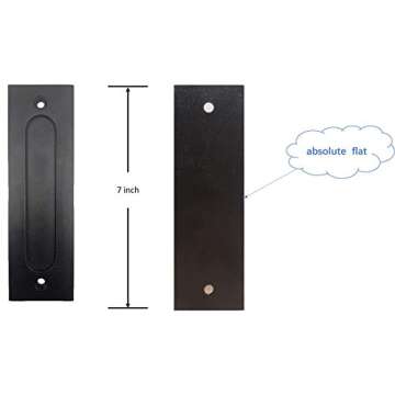 Heavy Duty Fpz-bd Barn Door Finger Pull Set Easy Install