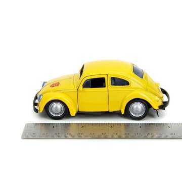 Transformers 1:32 G1 Bumblebee Volkswagen Beetle Die-Cast Car, Toys for Kids and Adults