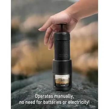 STARESSO Classic Portable Espresso Maker, 2 in1 Travel Coffee Maker,Compatible Capsules and Ground Coffee,Manual Espresso Machine,Hand Press Coffee Maker for Kitchen Travel,Camping,Hiking