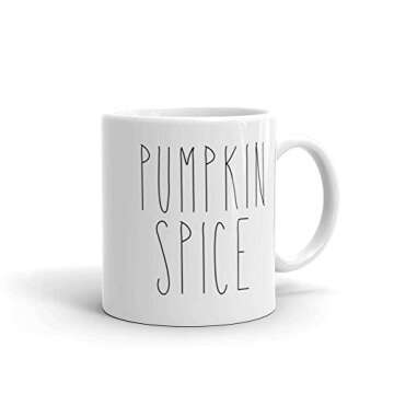 Pumpkin Spice Coffee Tea Mug - Cozy Farmhouse Kitchen Decor for Autumn
