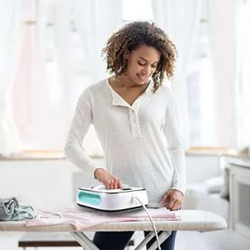 HTVRONT Heat Press Machine for T-Shirts, Portable Heat Press 10"X10", Iron Press for Sublimation and HTV Vinyl Shirt Press Machine for Hat, Bags, Heating Transfer Projects (Mint Green)