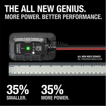 NOCO GENIUS1 Smart Battery Charger for Cars & Motorcycles