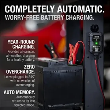 NOCO GENIUS1 Smart Battery Charger for Cars & Motorcycles