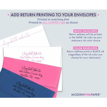 Personalized Stationery Set for Stylish Note Sending