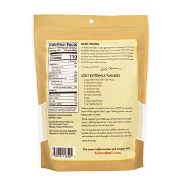 Bob's Red Mill Spelt Flour Nutritious Baking 22 Oz