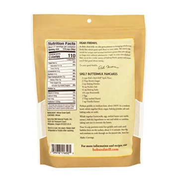 Bob's Red Mill Spelt Flour Nutritious Baking 22 Oz