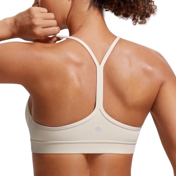 CRZ YOGA Butterluxe Women’s Y Back Sports Bra - Comfort & Style