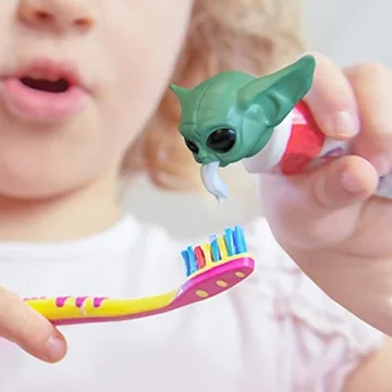 Cute Baby Yoda Toothpaste Topper for Star Wars Fans