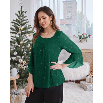 Bebonnie Elegant Blouse for Women - Fashionable Fall Tops