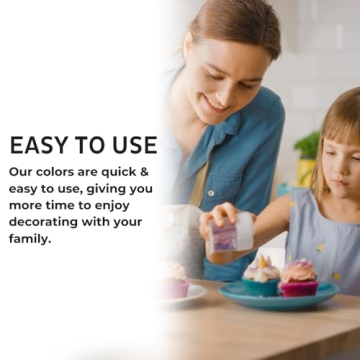 Vibrant Chefmaster Liqua-Gel Food Coloring - 12 Pack