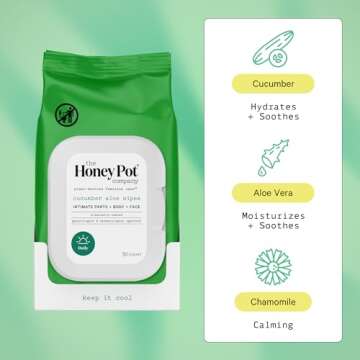 Herbal Feminine Wash & Wipes Bundle for Women - The Honey Pot