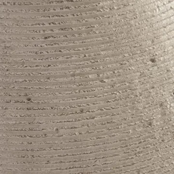 Signature Design 12" Distressed Antique Tan Vase