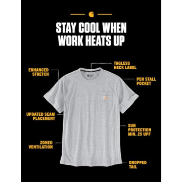Carhartt Men's Force Short-Sleeve Pocket T-Shirt