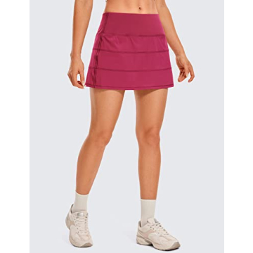 Stylish CRZ YOGA Women's A-Line Skirt for Activewear
