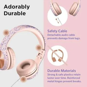 LilGadgets Connect+ Pro Kids Headphones with Microphone