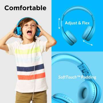 Connect+ Pro Kids Headphones with SharePort - Blue