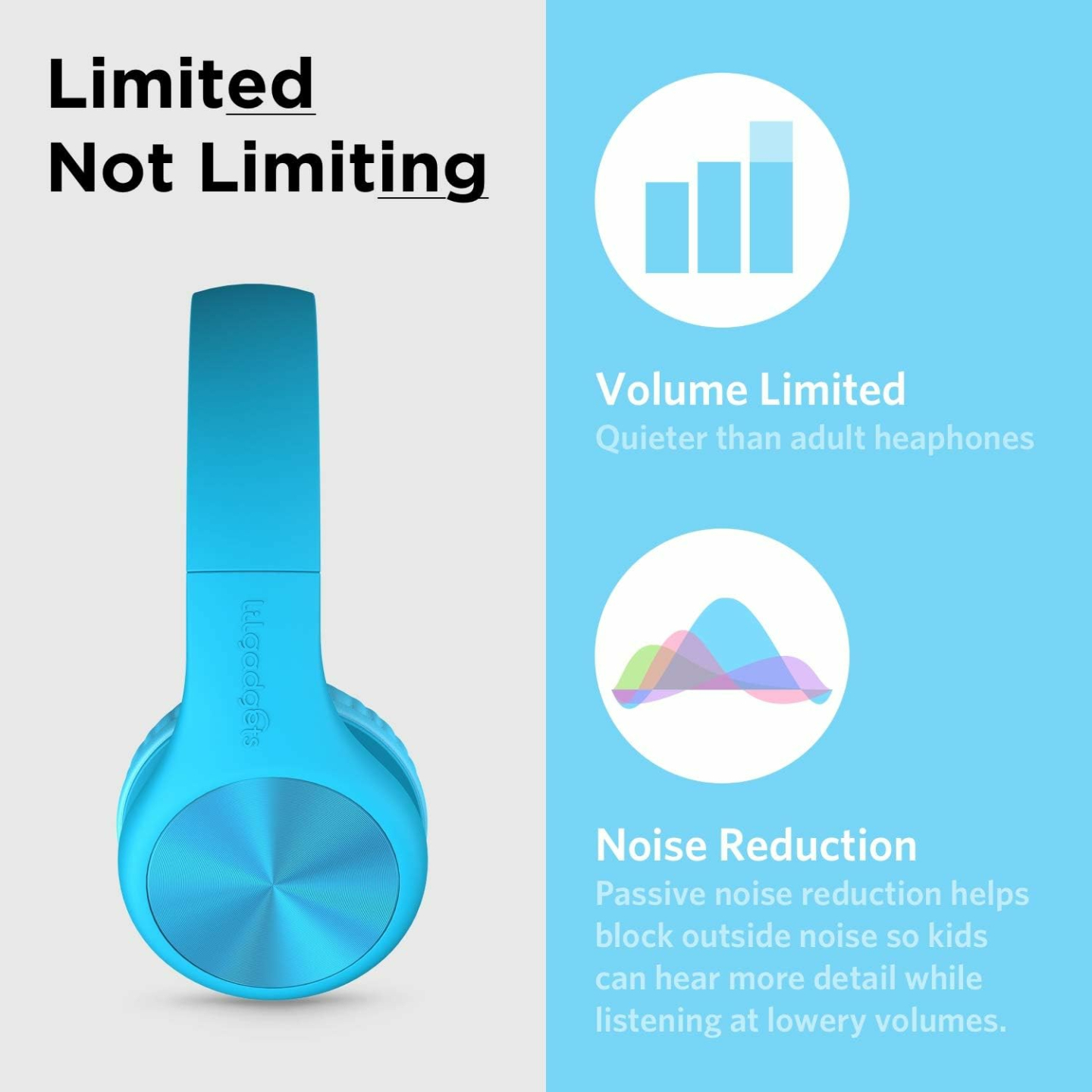 Connect+ Pro Kids Headphones with SharePort - Blue