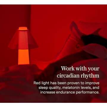 Loftie Smart Lamp - Sunrise Alarm, Wake-Up Light, Custom Color Modes, Nightstand Lamp Room Decor, Red Lights for Sleep, Morning & Evening Routines, Modern Table Lamps for Bedroom Decor, Office (White)