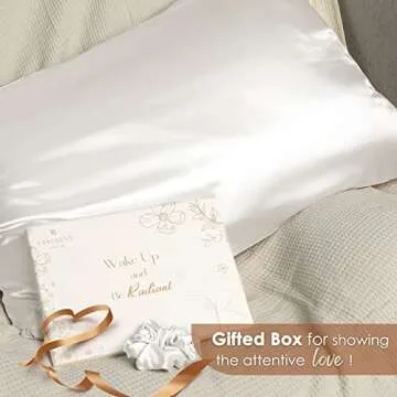 Yanibest Satin Pillowcase Set for Hair and Skin Care
