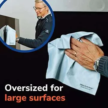 Elite Tech Gear Microfiber Cloth 4-Pack for Easy Cleaning