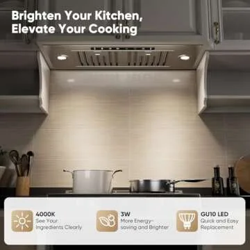 VIKIO HOME Range Hood Insert 30 Inch, 980 CFM Built-in Kitchen Vent Hood, Ducted/Ductless Convertible, Stainless Steel Range Hood with Gesture & Touch Control, Kitchen Hoods for Over Kitchen Stove
