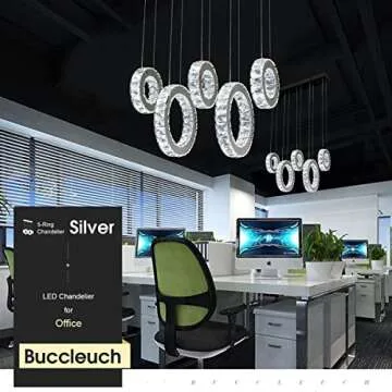 Elegant Buccleuch LED Crystal Chandelier - Dimmable & Customizable