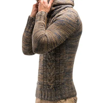 Leif Nelson Men's Stylish Knitted Pullover | Warm and Comfortable