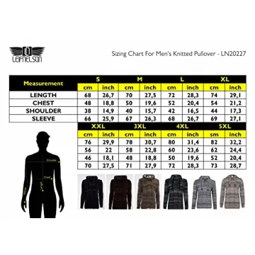 Leif Nelson Men's Stylish Knitted Pullover | Warm and Comfortable