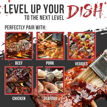 Lane's Sweet Heat Rub Seasoning, All-Natural BBQ Brisket Rub Goes Well with Butt Rub Seasoning, No MSG Brisket Seasoning &, Made in USA, 4.0 Oz